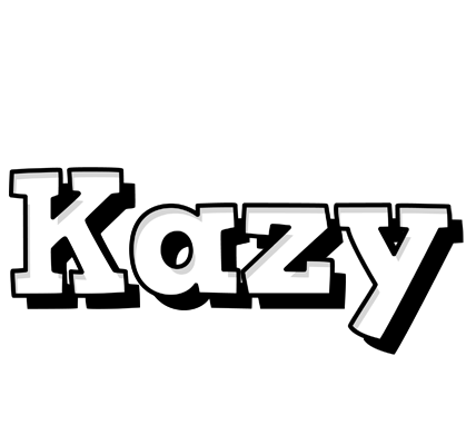 Kazy snowing logo