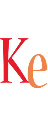 Ke birthday logo