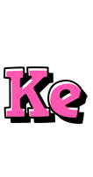 Ke girlish logo