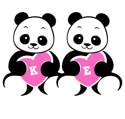 Ke love-panda logo