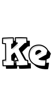 Ke snowing logo