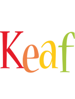 Keaf birthday logo