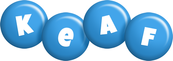 Keaf candy-blue logo