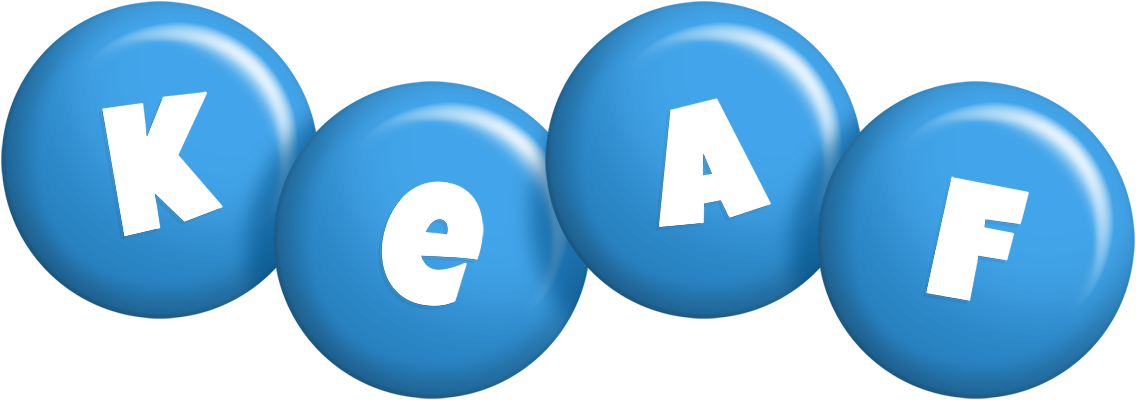 Keaf candy-blue logo