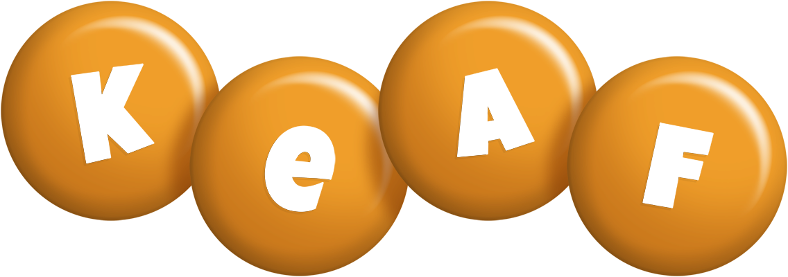 Keaf candy-orange logo