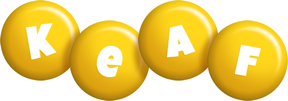 Keaf candy-yellow logo