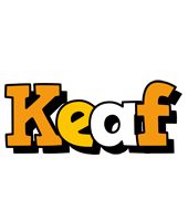 Keaf cartoon logo