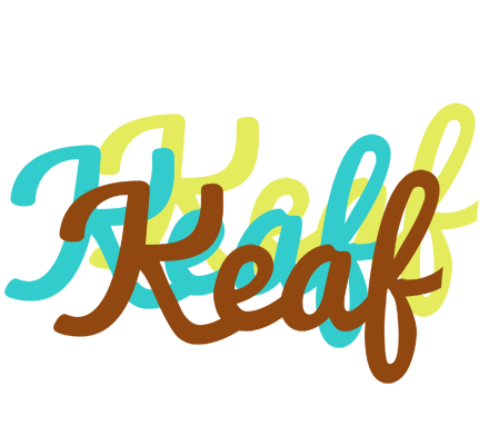 Keaf cupcake logo