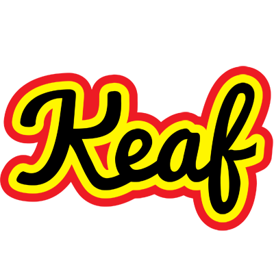 Keaf flaming logo