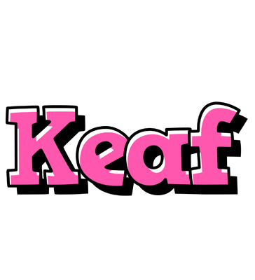 Keaf girlish logo