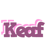 Keaf relaxing logo