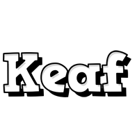 Keaf snowing logo