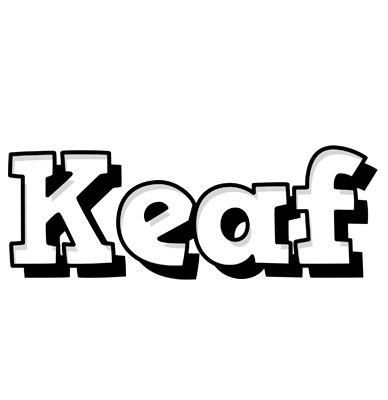 Keaf snowing logo