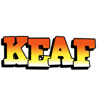 Keaf sunset logo