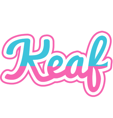 Keaf woman logo