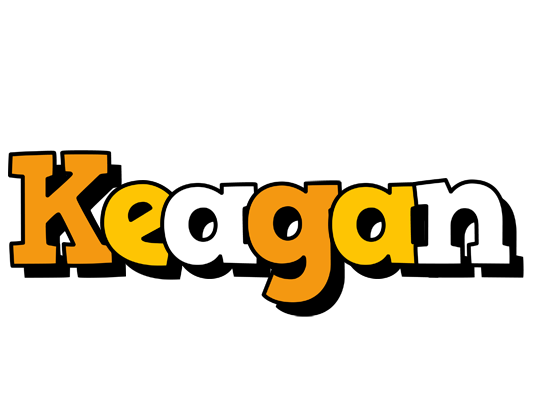 Keagan cartoon logo