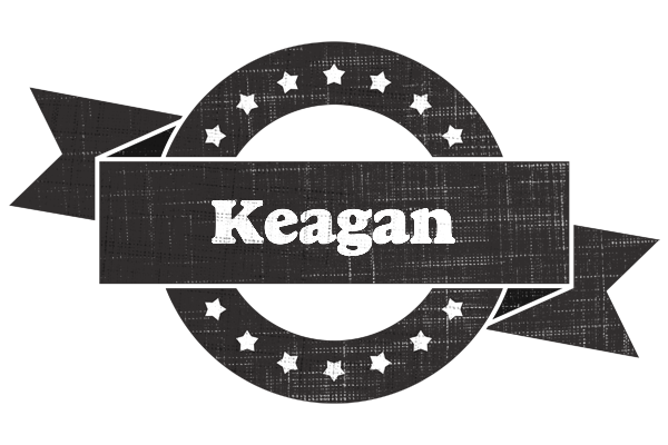 Keagan grunge logo