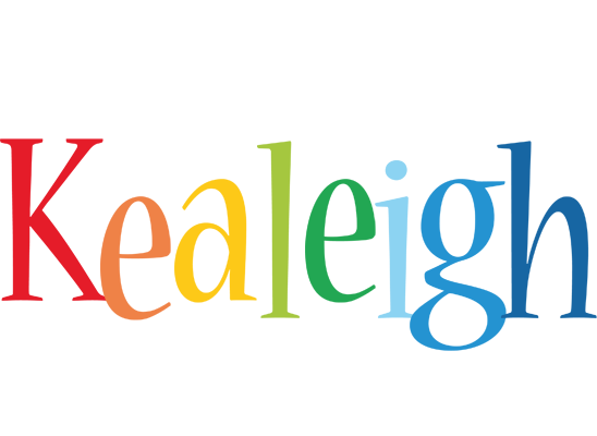 Kealeigh birthday logo