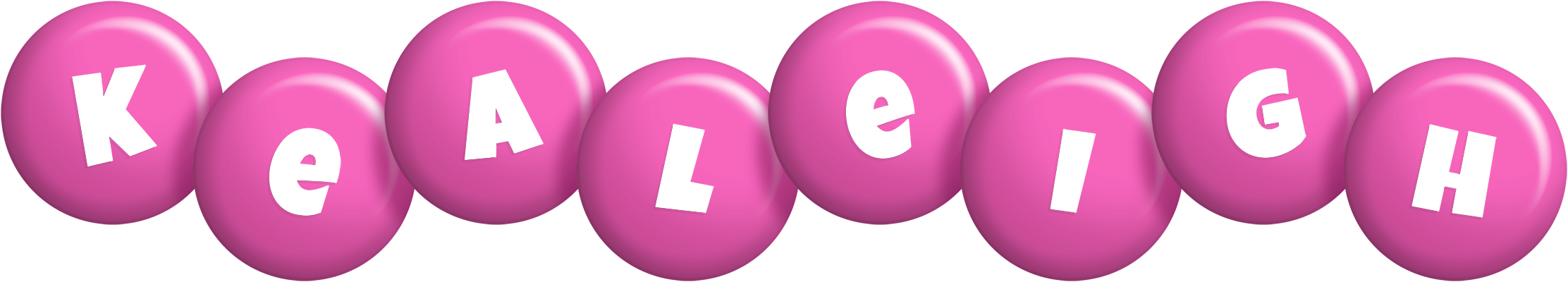 Kealeigh candy-pink logo