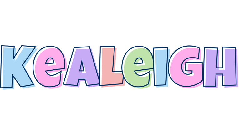 Kealeigh pastel logo