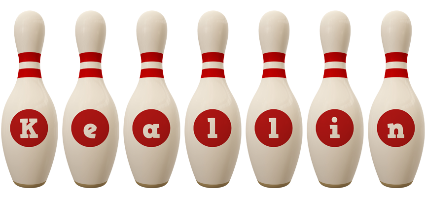 Keallin bowling-pin logo
