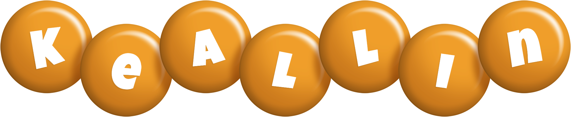 Keallin candy-orange logo