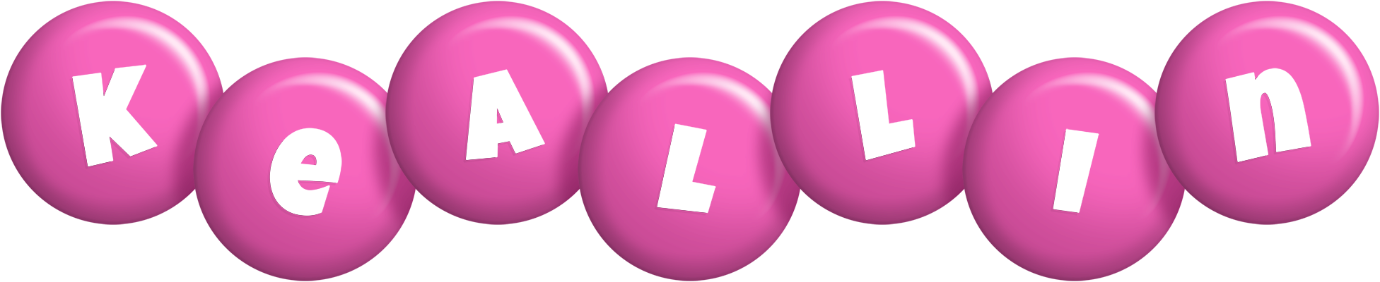 Keallin candy-pink logo
