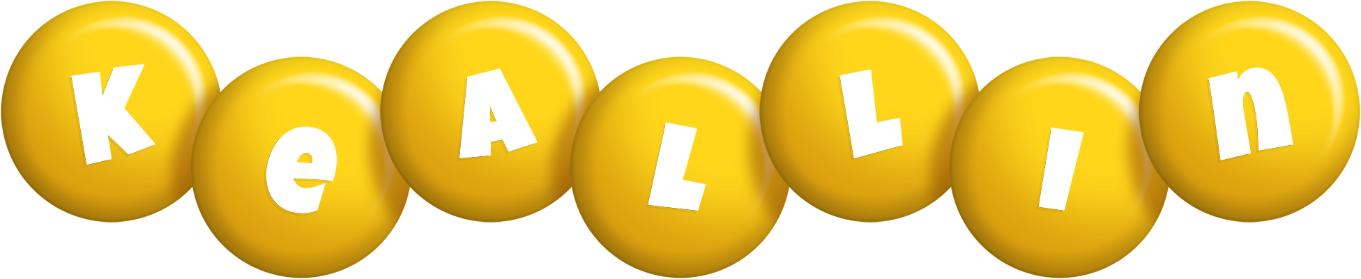 Keallin candy-yellow logo