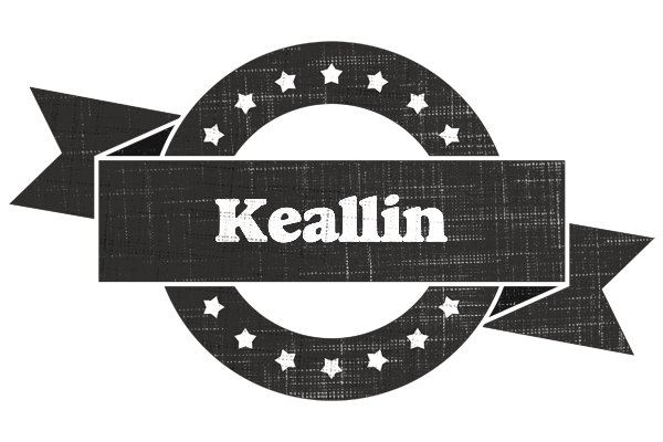 Keallin grunge logo