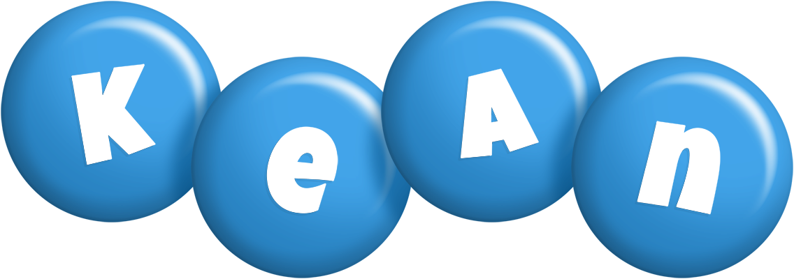 Kean candy-blue logo