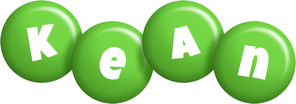 Kean candy-green logo