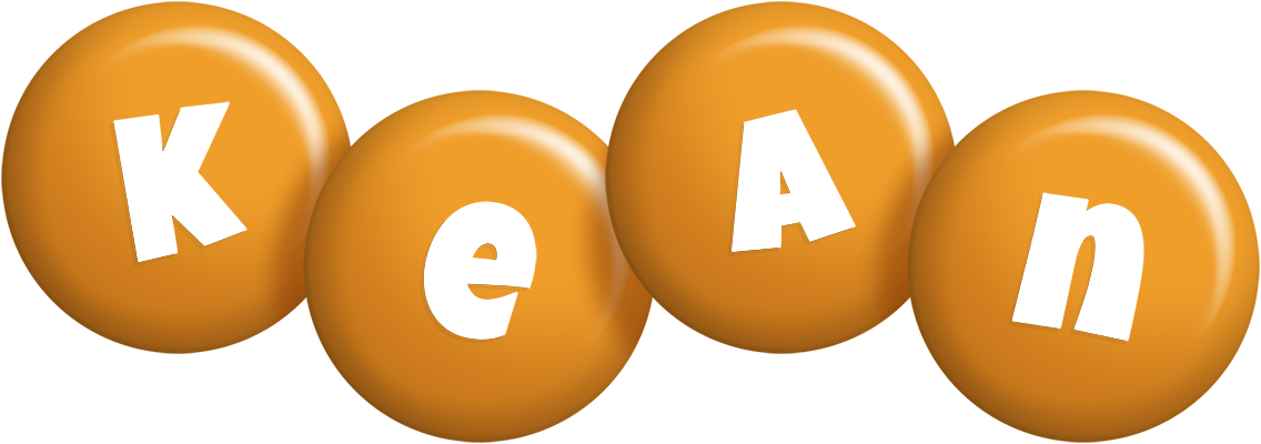 Kean candy-orange logo