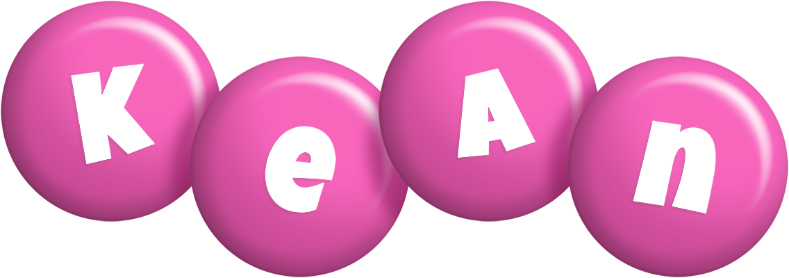 Kean candy-pink logo