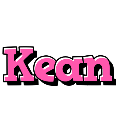 Kean girlish logo