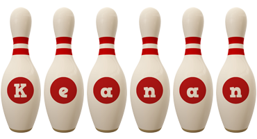 Keanan bowling-pin logo