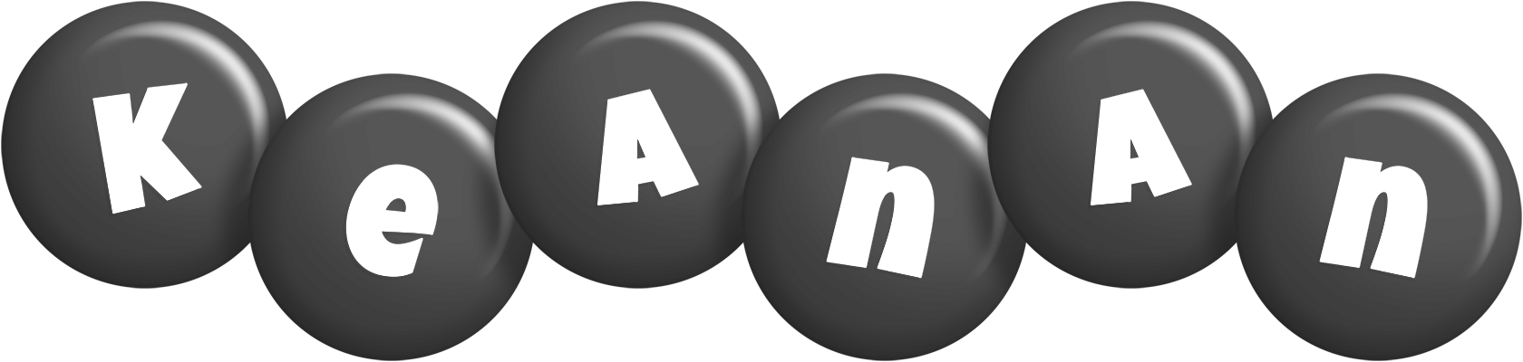 Keanan candy-black logo