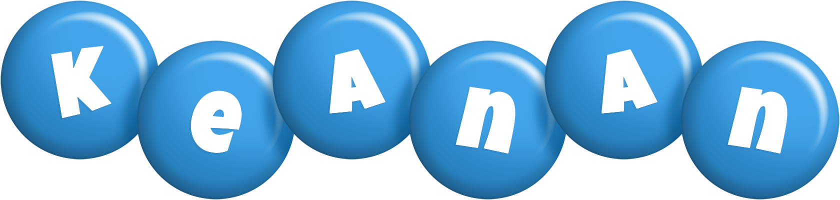 Keanan candy-blue logo