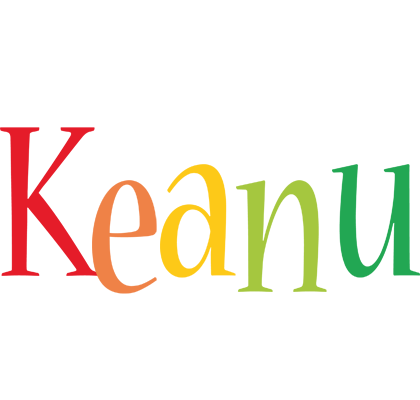 Keanu birthday logo