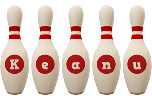 Keanu bowling-pin logo