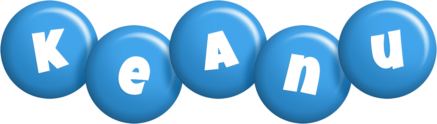 Keanu candy-blue logo