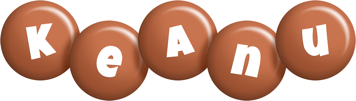 Keanu candy-brown logo