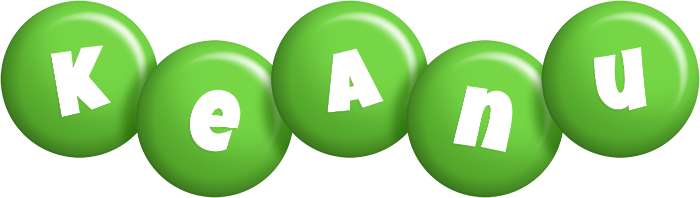 Keanu candy-green logo