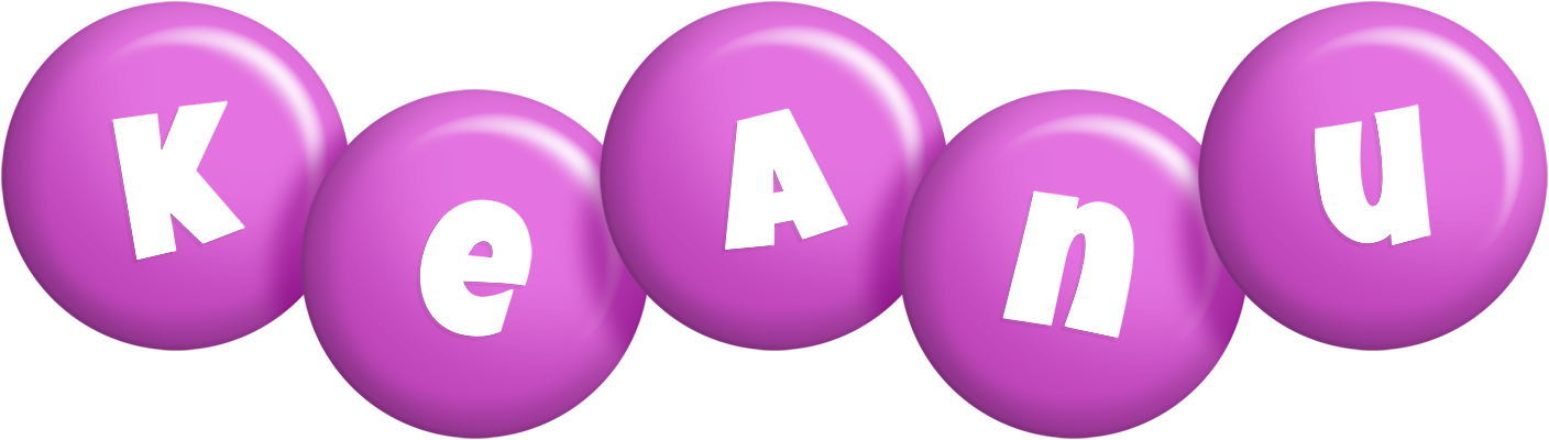 Keanu candy-purple logo