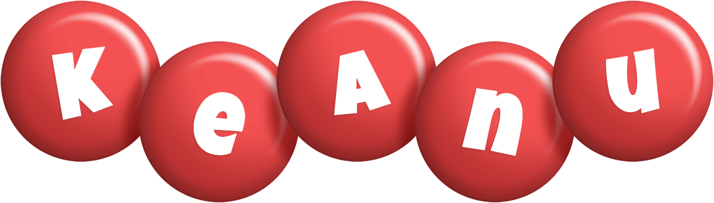 Keanu candy-red logo