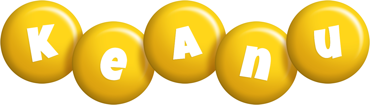 Keanu candy-yellow logo