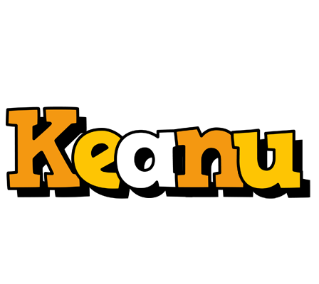 Keanu cartoon logo