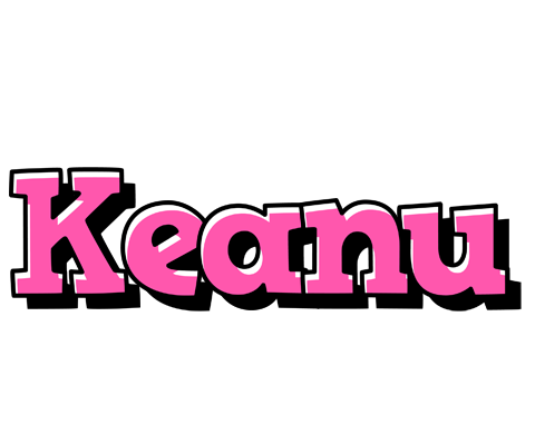 Keanu girlish logo
