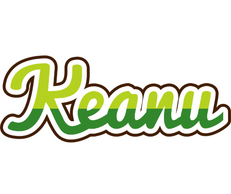 Keanu golfing logo