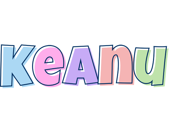 Keanu pastel logo