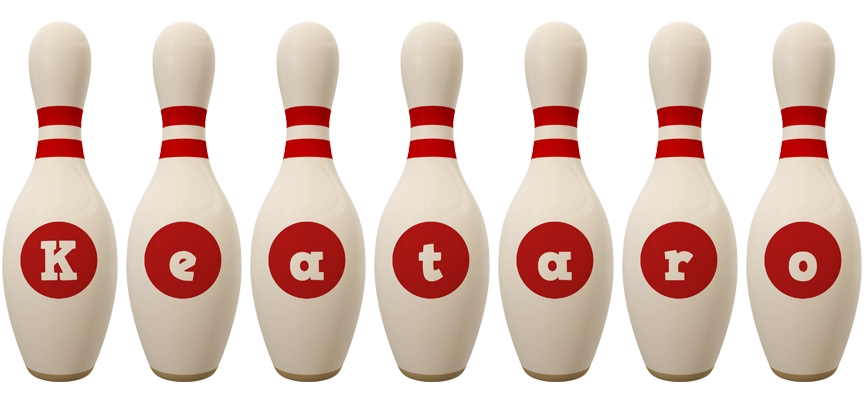 Keataro bowling-pin logo